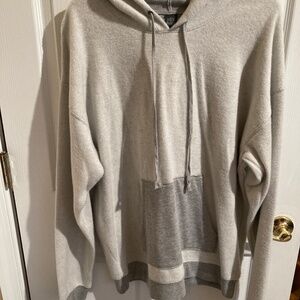 Heather gray sweatshirt